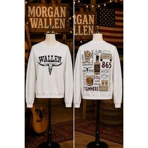 Morgan Wallen 7 Summers Whiskey Country Graphic Sweatshirt XS
